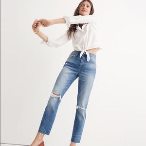 ✨NWT✨MADEWELL High Rise Slim Crop Boy Jean